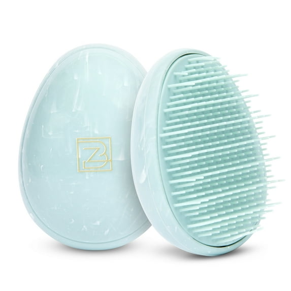 Mini Hair Brush and Scalp Massager - Travel Essentials Detangler Brush - Hair Brushes for Women/Men/Kids - Detangling Hair Care Brush for Dry or Wet Hair