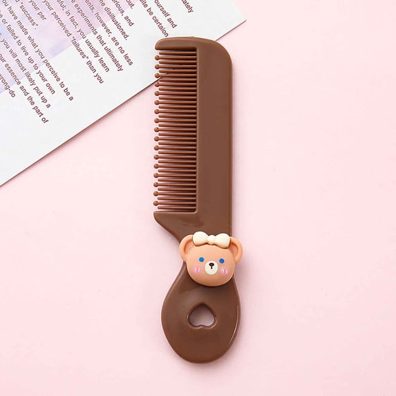 Mini Hair Comb Portable Compact Styling Tool Soft Bristles for Sensitive Scalp Travel Purse Home Use 1 Count