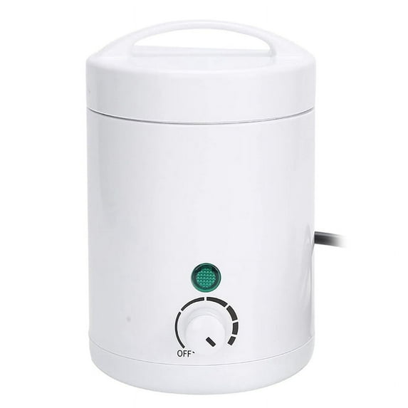 Mini Hair Removal Wax Heater, Unisex Paraffin Wax Heater, Hand Hair Removal Wax Pot Heater US Plug,1 * Small hot wax machine 1 * Plug,White