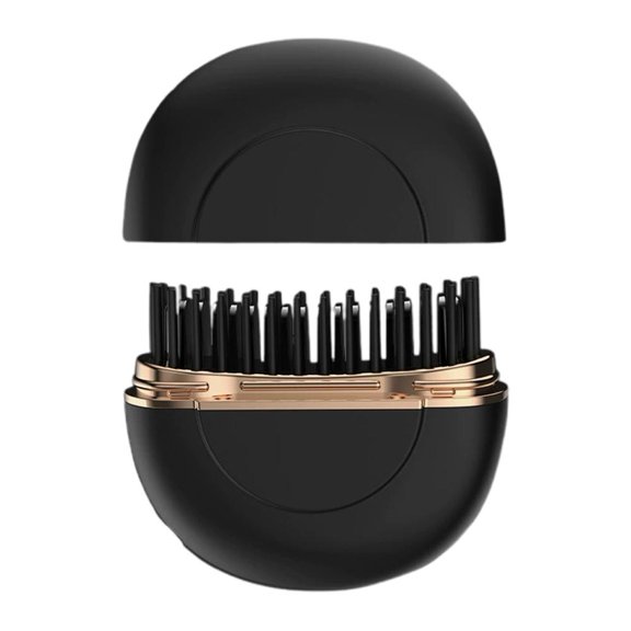 Mini Hair Straightener, 2026 New Rechargeable Portable Hair Straightener Brush,3-Speed Rechargeable Fast Temperature