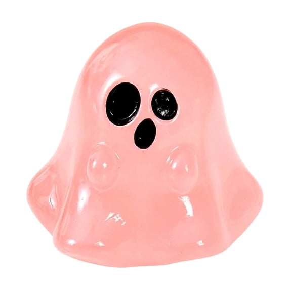 Mini Halloween Figurines 10pcs Glow in the Dark Ghosts, Cute Resin Ghost Decorations for Halloween Party, Holiday Props and Mini Ghost Ornaments for Indoor Halloween Decor