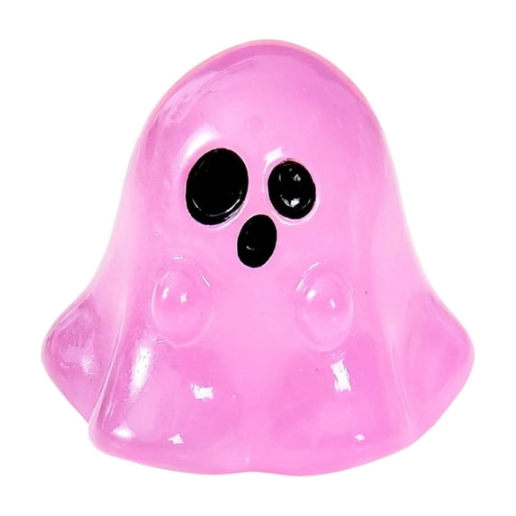 Mini Halloween Figurines 10pcs Glow in the Dark Ghosts, Cute Resin Ghost Decorations for Halloween Party, Holiday Props and Mini Ghost Ornaments for Indoor Halloween Decor