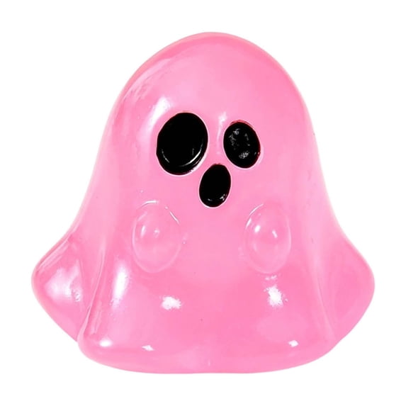 Mini Halloween Figurines 10pcs Glow in the Dark Ghosts, Cute Resin Ghost Decorations for Halloween Party, Holiday Props and Mini Ghost Ornaments for Indoor Halloween Decor
