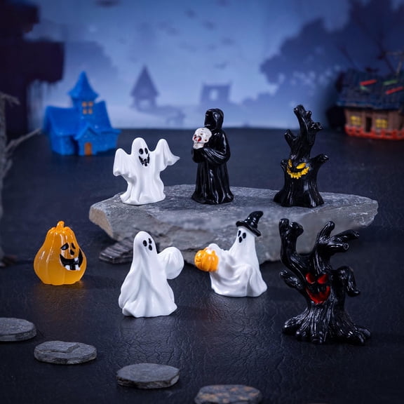 Mini Halloween Figurines Halloween Figurines Halloween Miniatures Mini Resin Figures Halloween Miniature Figurine Model