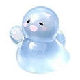 thumbnail image 1 of Mini Halloween Ghost Squishy Toy with Soft Squeezable Material and Cute Waving Design, Translucent Light Blue, for Kids and Adults Halloween Party Favors, Squeeze Toy, 1 of 3