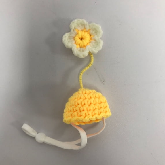 Mini Hamster Hat Hand Knitted Small Animals Hat with Adjustable Strap Frog Bunny Rainbow Carrot Mini Hat Tiny Cute Pet Hat for Small Animals Holiday Party Clothes Costume Accessories Photo Props
