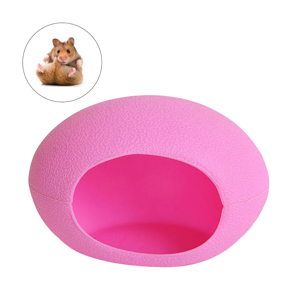 Mini Hamster Mice Pet House Bedroom Egg Nest Cottage Warm Home Toys