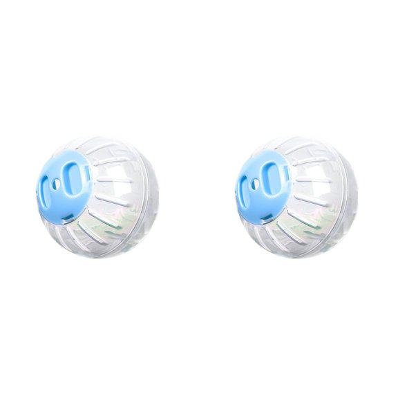 Mini Hamster Running Ball for Hamsters, Transparent Exercise Ball Silent Wheel, Small Cage Accessories for Guinea Pigs Rabbits Reduce Boredom Activity