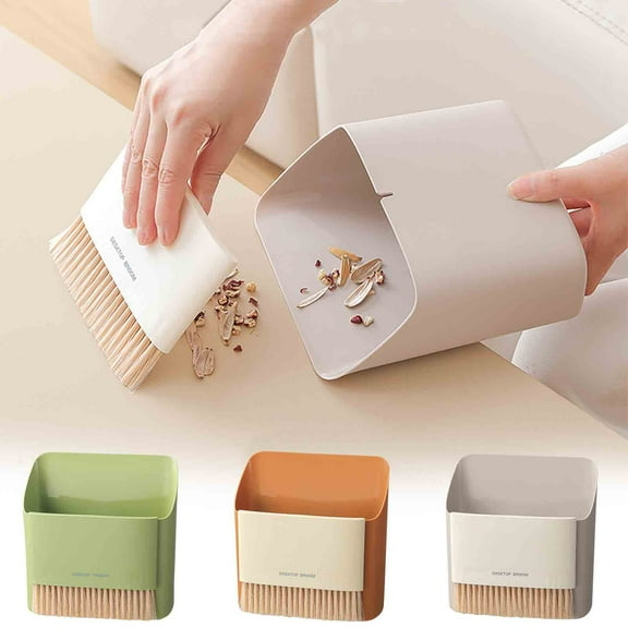 Mini Hand Broom and Dustpan Set, Small Dustpan and Brush Set, Handheld Dust Pan, 1PCS, Random Color