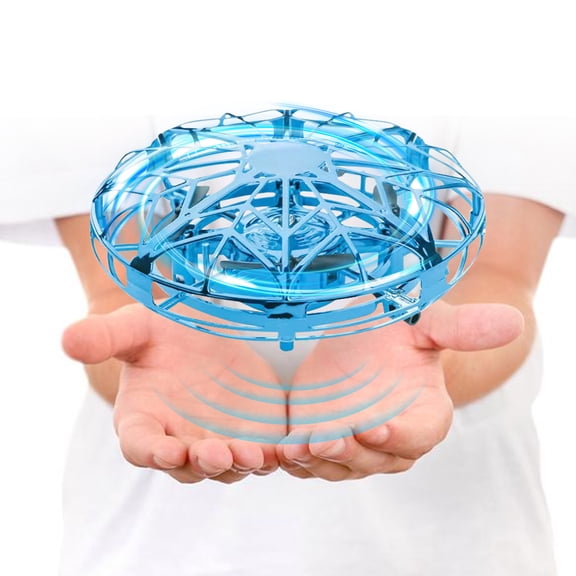 Mini Hand Drone for Kids Adults,6 Style 360° Drone Mini Helicopter RC UFO Flying Toy Hand Operated Sensory Flying Drone UFO Toy for Boys Girls