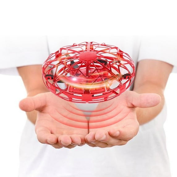Mini Hand Drone for Kids Adults, 360° Drone Mini Helicopter RC UFO Flying Toy Hand Operated Sensory Flying Drone UFO Toy for Boys Girls