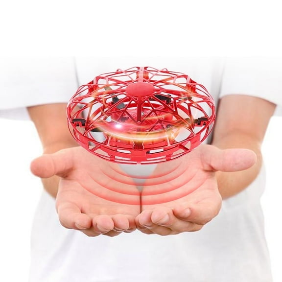 Mini Hand Drone for Kids Adults, 360° Drone Mini Helicopter RC UFO Flying Toy Hand Operated Sensory Flying Drone UFO Toy for Boys Girls