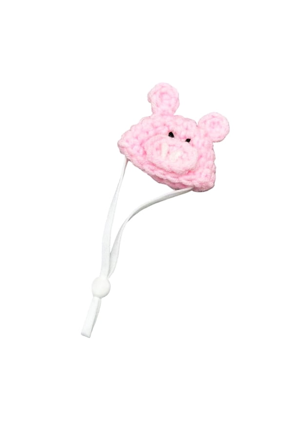 Mini Hand Knitted Hat For Small Animals, Adjustable Soft And Cute Accessory For Daily Decoration Or Holiday Outfits, Suitable For Hamsters Rabbits Birds And Reptiles