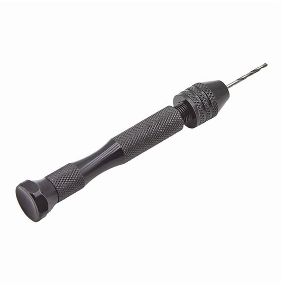 Mini Hand-Operated Drill Tool with 10 Drill Bits for Precision Manual Drilling