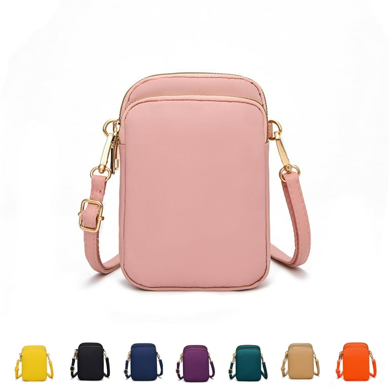 Mini Handbag Shoulder Crossbody Bag Small Purses for Women(Pink)
