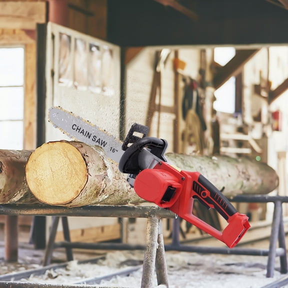 Mini Handheld Electric Chainsaw Cordless Rechargeable Chain Saw Wood Cutter Tree Pruner