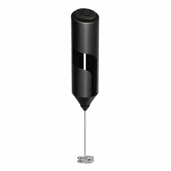 Mini Handheld Electric Milk Frother Battery Operated Cordless Foam Maker Whisk and Coffee Stirrer with 304 Stainless Steel Wand for Latte Cappuccino Matcha Baking