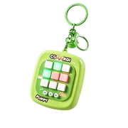 Mini Handheld Electronic Game Console, Portable Keychain Puzzle Game Device, Multi Mode Interactive Game Player, Adjustable Volume Leisure Gadget, Compact Travel Entertainment Toy