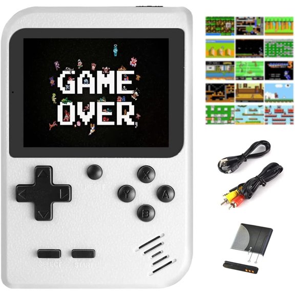Mini Handheld Entertainment Player,3.0 Inch LCD Screen,400-in-1 Preloaded Retro Classic Videos,Mini Portable Pocket Entertainment Device