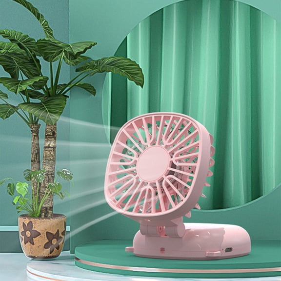 Mini Handheld Fan Bulk Portable Personal Neck Fan Small Foldable Hands Free with USB Rechargeable Gifts for Travel Summer Concerts Vacation Outdoor 3 Speed
