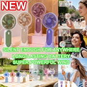 Mini Handheld Fan Rechargeable Portable Small USB Fan Travel Desk Personal Fan Quiet 3 Speed Lightweight Battery Operated for Women Office Outdoor by PALIFEUR