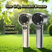 Mini Handheld Fan USB Rechargeable for Camping Hiking And Travel Perfect Home Office Outdoor 120-Speed Portable |Rechargeable, Compact & Stylish Cooling Device Travel, Outdoor, and Desktop Use