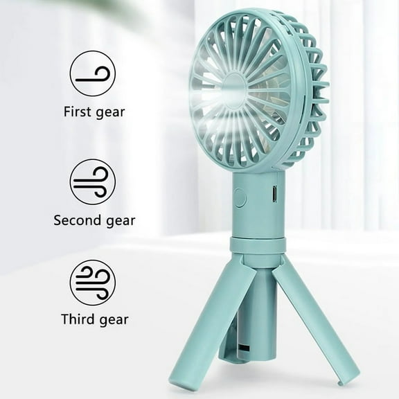 Mini Handheld Fan,USB Rechargeable Personal Fan,Small Fan with 3 Speeds for Travel/Commuting/Makeup (1 Pack)