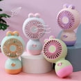 thumbnail image 1 of Mini Handheld Fan USB Rechargeable Portable Small Fan 3 Speed Settings Personal Cooling for Travel Outdoor Office by PALIFEUR, 1 of 7