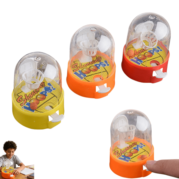 Mini Handheld Finger Shooting Basketball Game Toy, Portable Desktop Pocket Shooting Game for Party Favors Stress Relief and Daily Entertainment