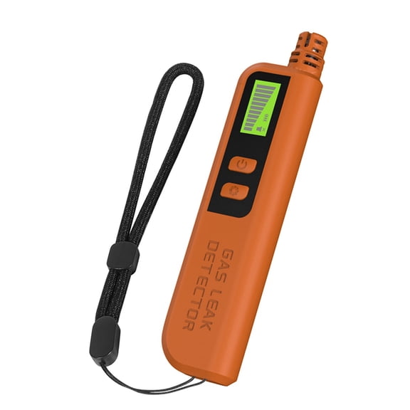 Mini Handheld Gas Leak Detector Natural Gas Detector Combustible Gas Detector with Audible Alarm Gas Sniffer Test Orange,1 * Gas Leak Detector,Orange
