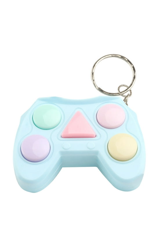 Mini Handheld Memory Game Keychain,LED Electronic,Pendant Keyring,Portable Stress Relief,Replaceable Battery,Travel School Bag Clip Brain Training Toy for Minors Adults