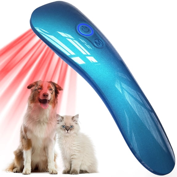 Mini Handheld Pet Red Light Massager with 18 LED Beads (620nm), 1200mAh Battery, Rechargeable - For Daily Comfort & Relaxation