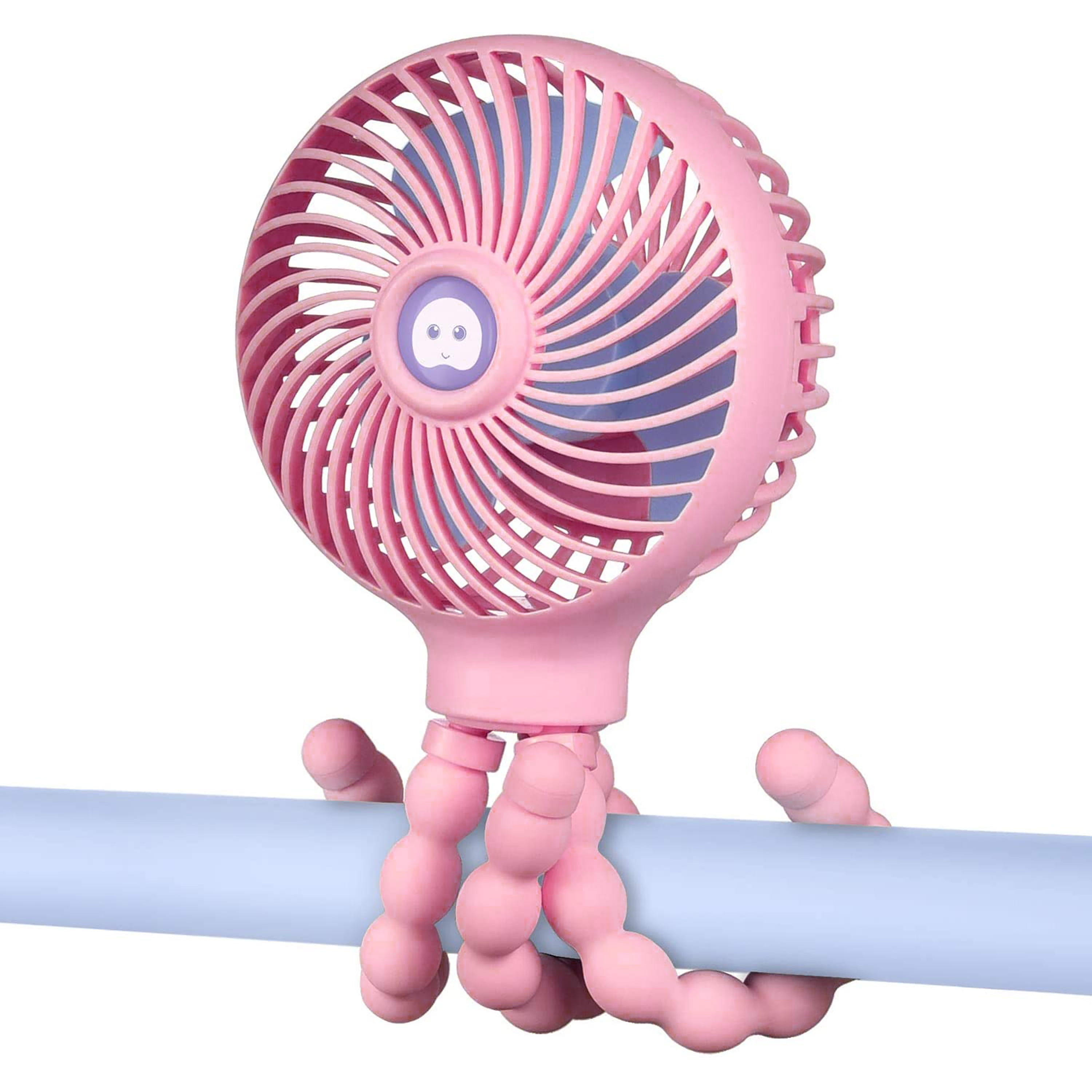 Mini Handheld Stroller Fan,2600mAh Personal Portable Baby Car Seat Fan