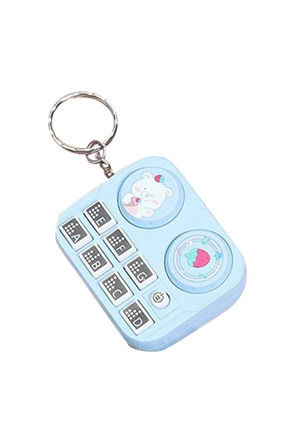 Mini Handheld Whack-A-Mole Game Keychain - Cartoon Design, Stress Relief - Reactive Toy for Kids, Adults & On-The-Go Entertainment