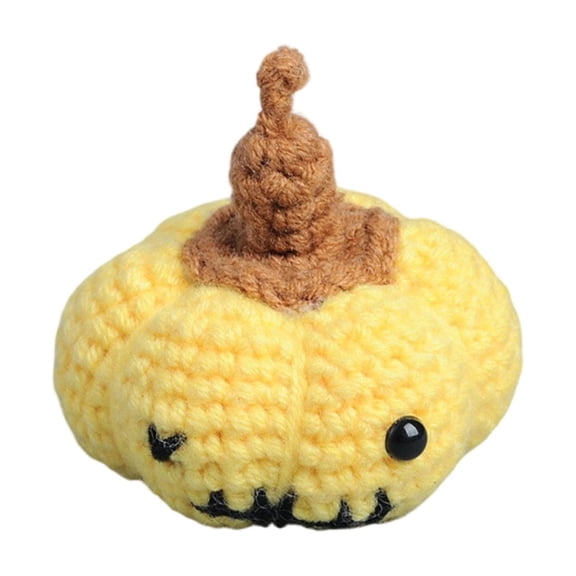 Mini Handmade Crochet Pumpkins are Suitable for Easter, Halloween, for Good Friends, Emotional Support Positive Pumpkins Fall Thanksgiving Desktop Decor