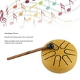 thumbnail image 1 of Mini Handpan Drum, 6 Note Percussion Instrument w/Stick, Soothing  Relaxing Sounds, 1 of 15