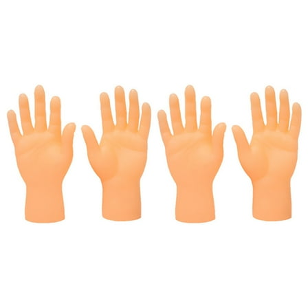 Mini Hands Gesture Finger Puppet Toy Funny Little Hand Model Puppets for Kids Pets Party Supplies Role for Play Game 4/1