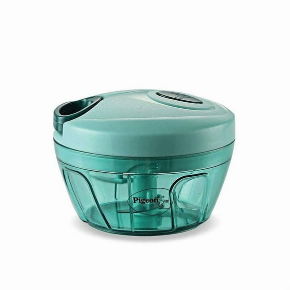 Mini Handy and Compact Chopper with 3 Blades for Effortlessly Chopping Vegetables and Fruits for Your Kitchen (12420, Green, 400 ml)