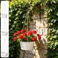 thumbnail image 1 of Mini Hanging Planter Basket with Chain, Small Plastic Suspended Flower Pot with Side Drainage Holes for Succulents & Aerial Plants, 5.71" x 3.15", AKLJWH, 1 of 6