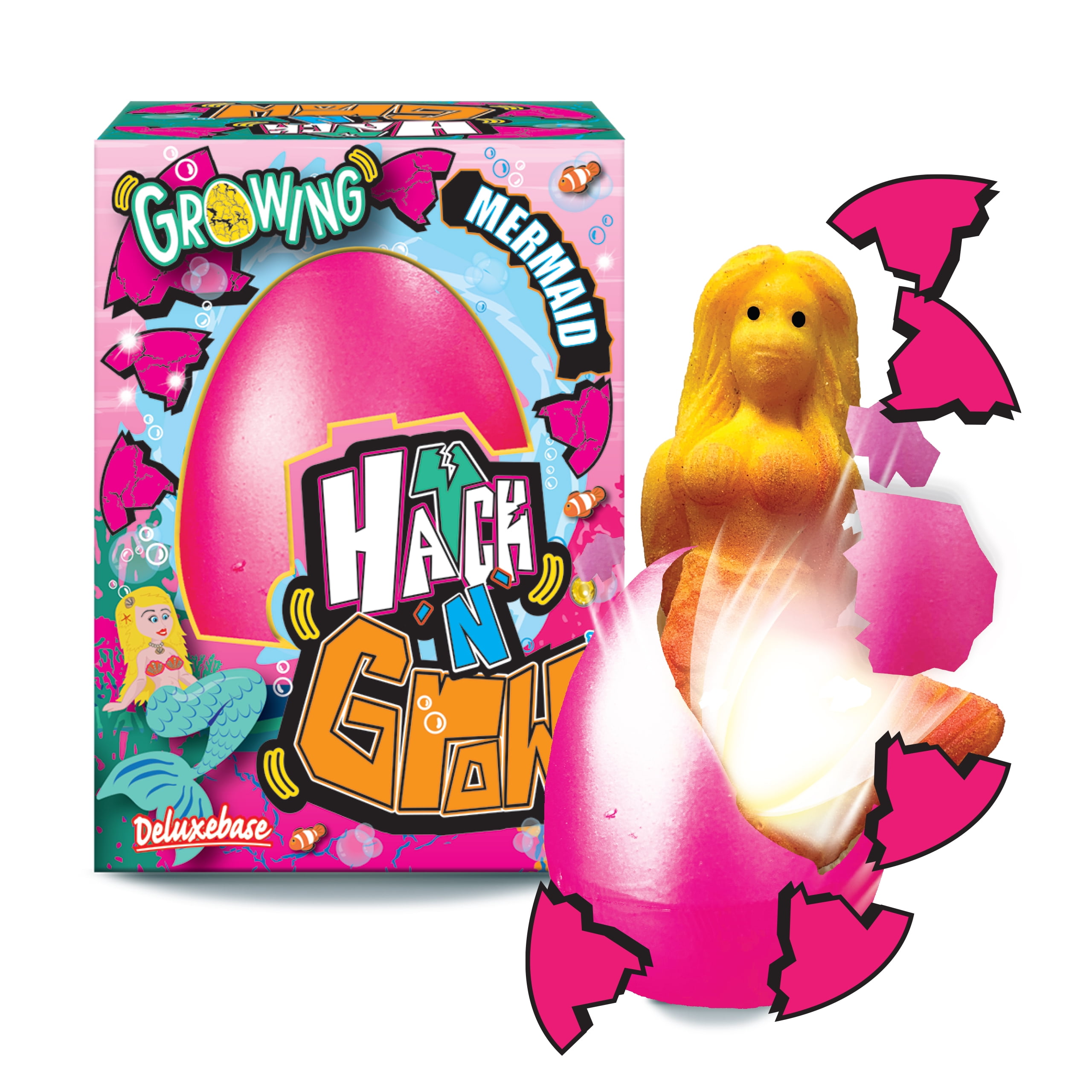 Mini Hatch N Grow Mermaid from Deluxebase. Small 6.5cm
