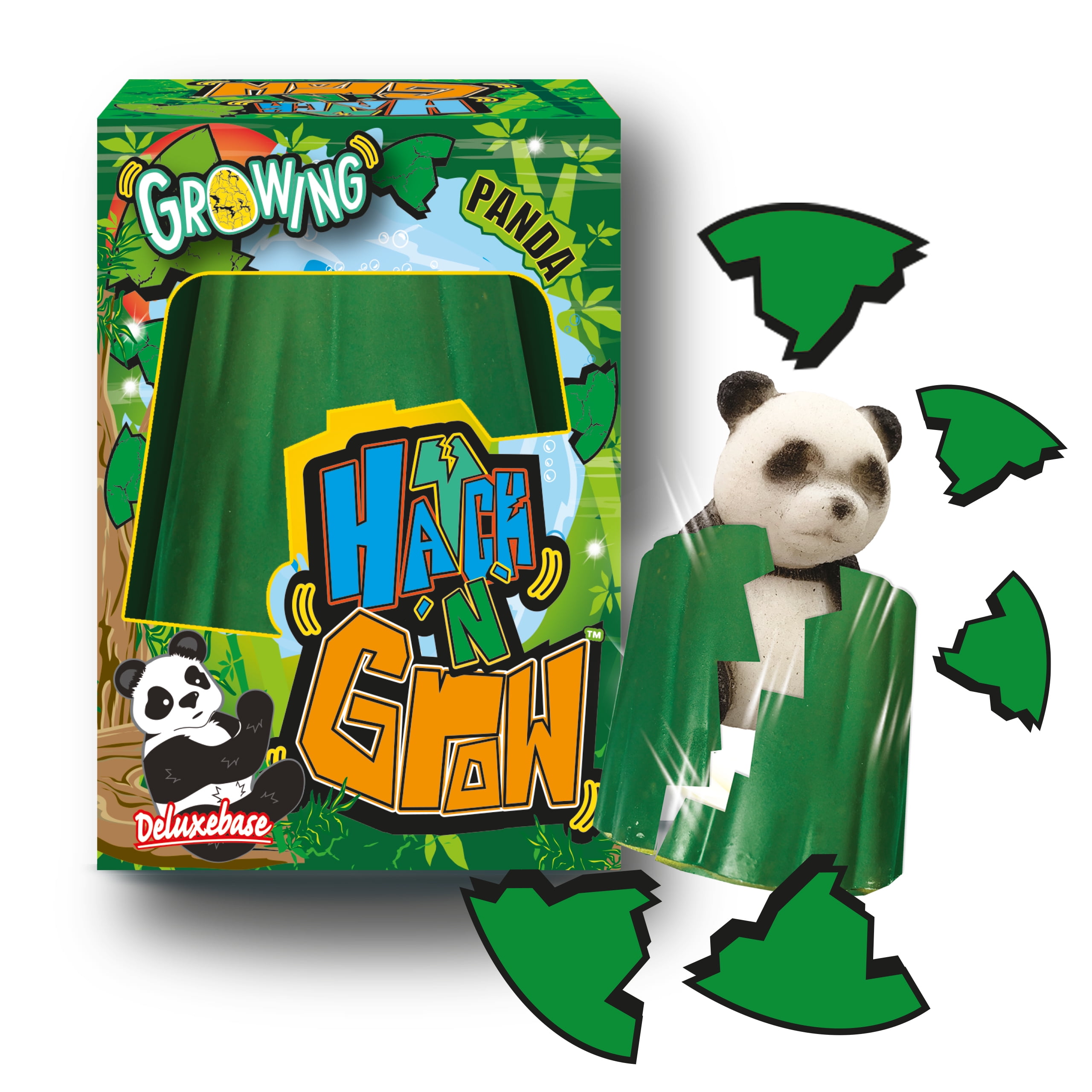 Mini Hatch 'N' Grow Panda from Deluxebase. Small 2.5" Hatching Egg