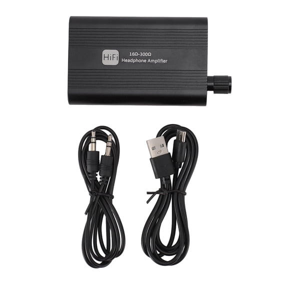 Mini Headphone Earphone Amp, 3.5mm AUX Input Output Headphone Amplifier for Computer