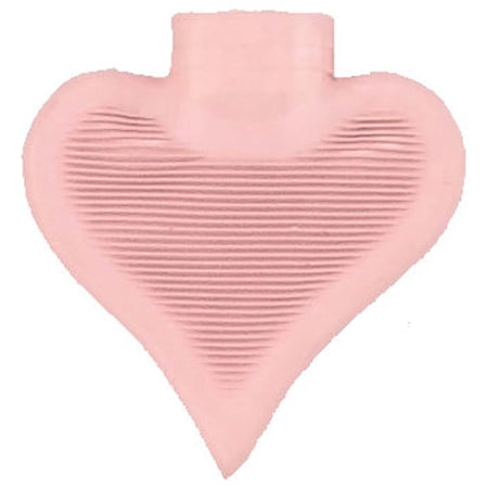 Mini Heart Shaped Hot Water Bottle-Size 7-1/4 X 6-1/4 Inches