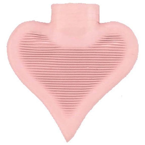 Mini Heart Shaped Hot Water Bottle-Size 7-1/4 X 6-1/4 Inches