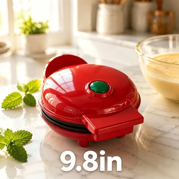 Mini Heart Shaped Non-Stick Sandwich Maker - Portable Double-Sided Baking Grill For Breakfast, DIY Treats, Dorm Kitchen - 1 Pack