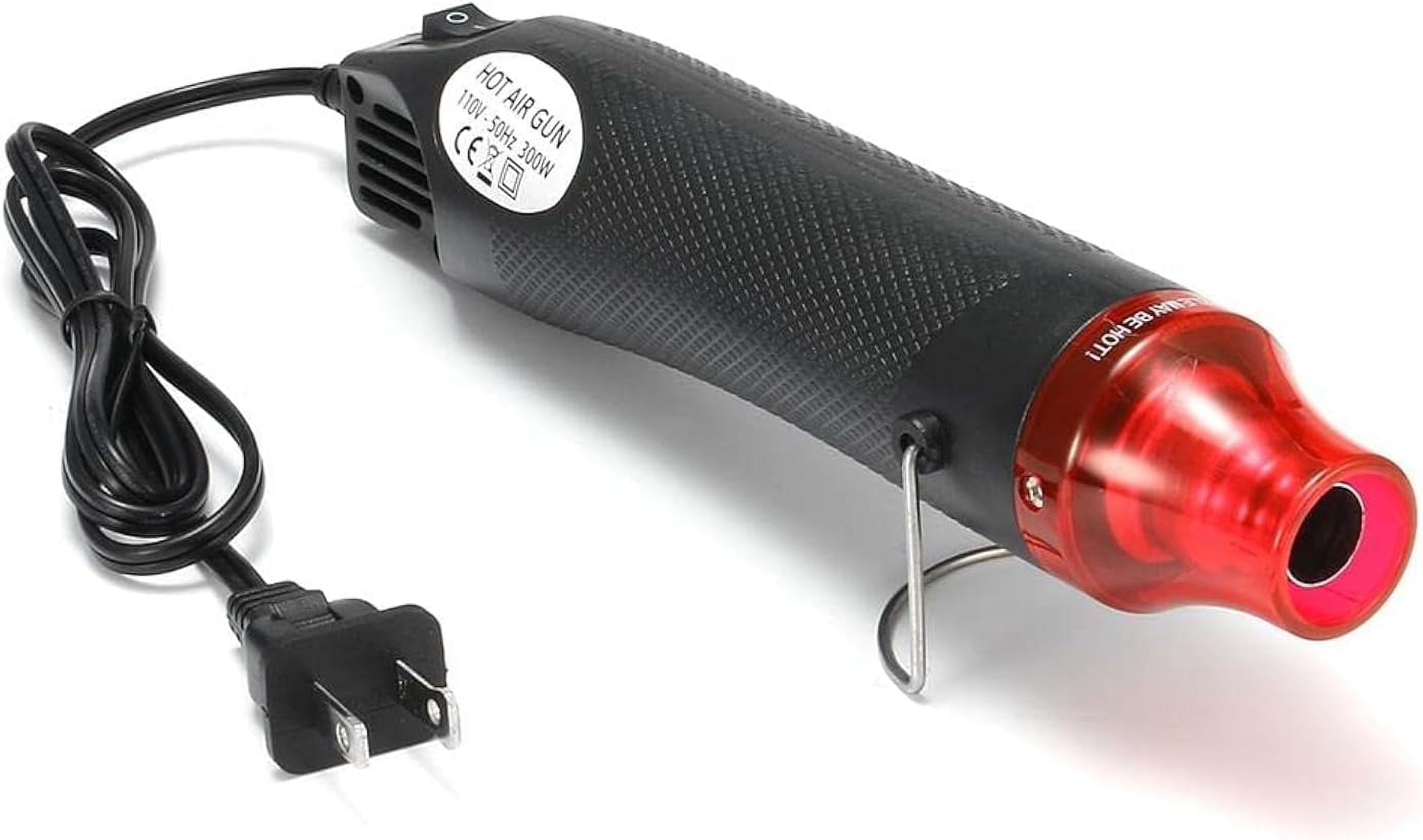 Mini Heat Gun for Epoxy Resin 300W Portable Handheld Black Heat Gun for