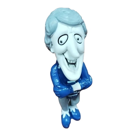 Mini Heat Miser & Snow Miser Figurine from The Year Without Santa Claus, Matching Fire & Ice Spirit Small Character Statues