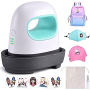 LERWAY Mini Heat Press Iron Machine Heating Transfer Printing Presses for T-Shirts, Shoes, Hats, and Crafts for Monther's Day