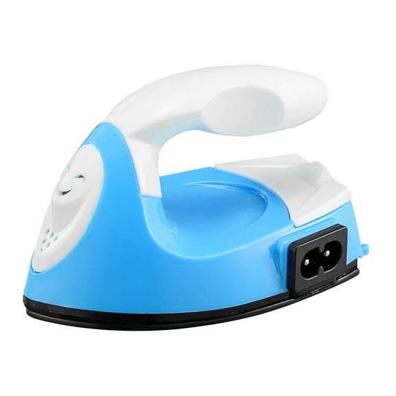 Mini Heat Press Machine Handy Electric Iron Shoes Heat Transfer Craft Blue