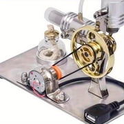 Mini Heat Steam Engine Model Kit Experimenter Miniature Building Model Preschool Educational Gifts